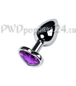 Purple Metal Heart